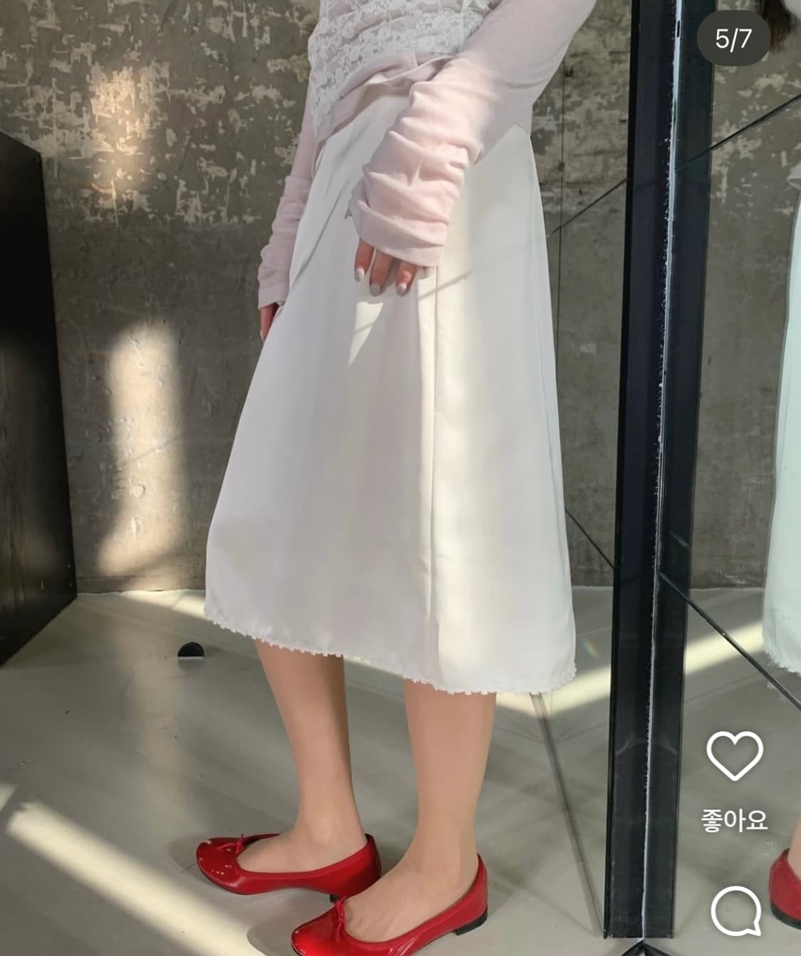 새틴스커트 상품이미지5