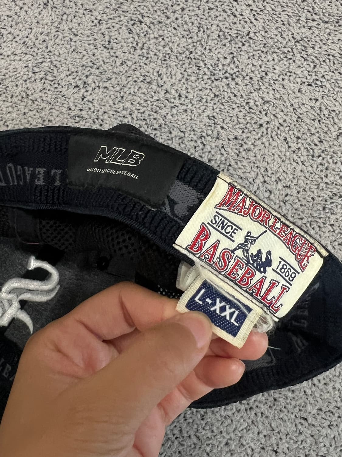 (L-XXL) MLB 시카고화이트삭스 메쉬 볼캡 상품이미지3