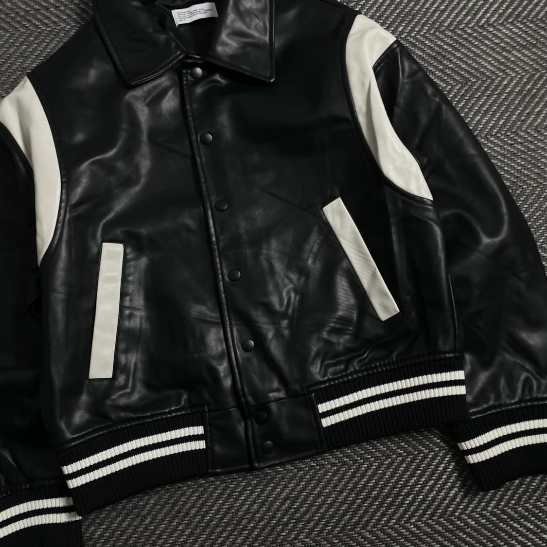 파르티멘토 버핑 레더 바시티 자켓 y 4344 상품이미지4