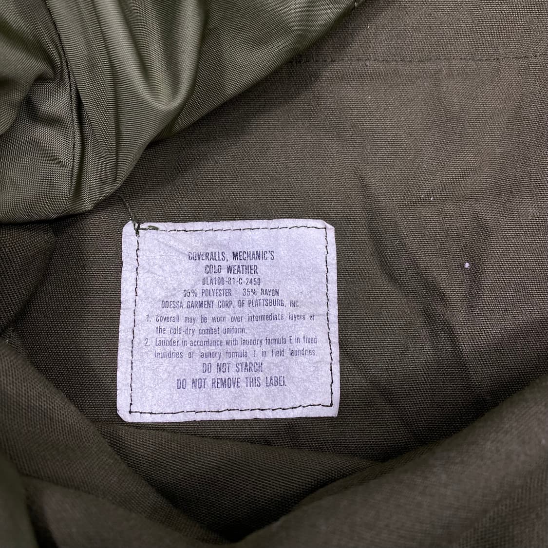 80s 미군 점프수트 M 상품이미지10