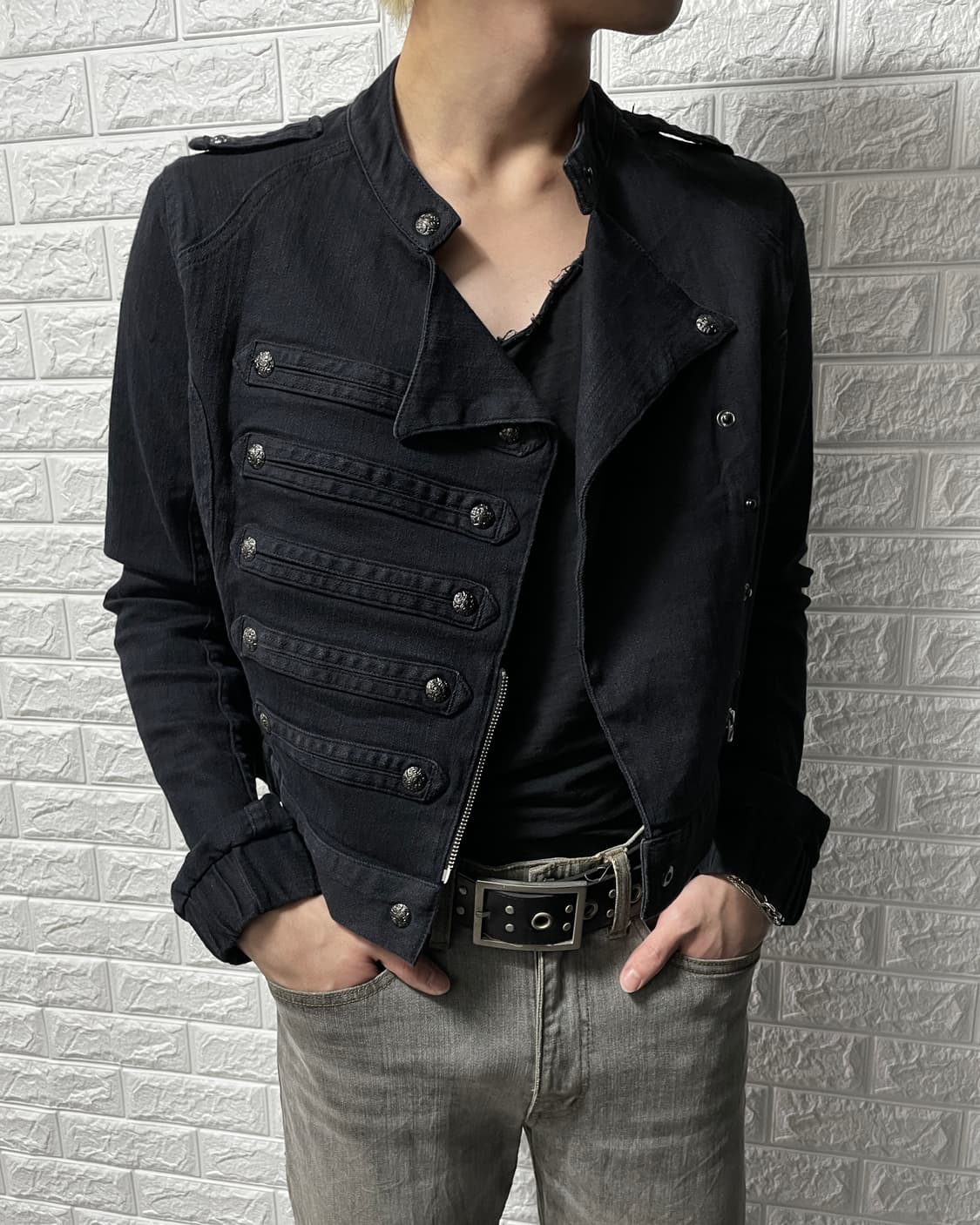 Rich Rebel Runaway 나폴레옹 데님 자켓 상품이미지1