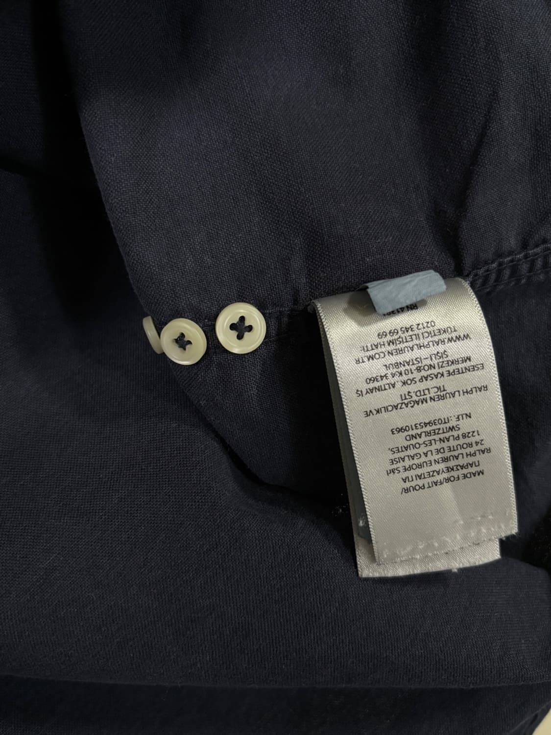 폴로 랄프로렌(Polo Ralph Lauren) 네이비 셔츠 상품이미지2