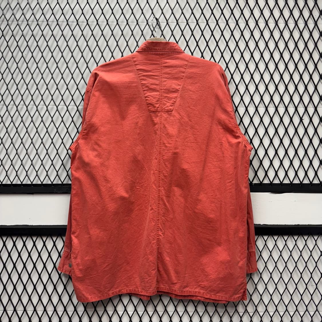 리바이스 긴팔 셔츠 블랙 택 투포켓 디테일 루즈핏 오렌지 상품이미지2