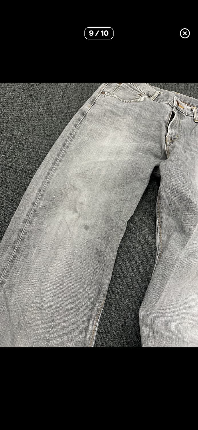 33) 에드윈 505zx 그레이 워싱 데님팬츠 상품이미지7