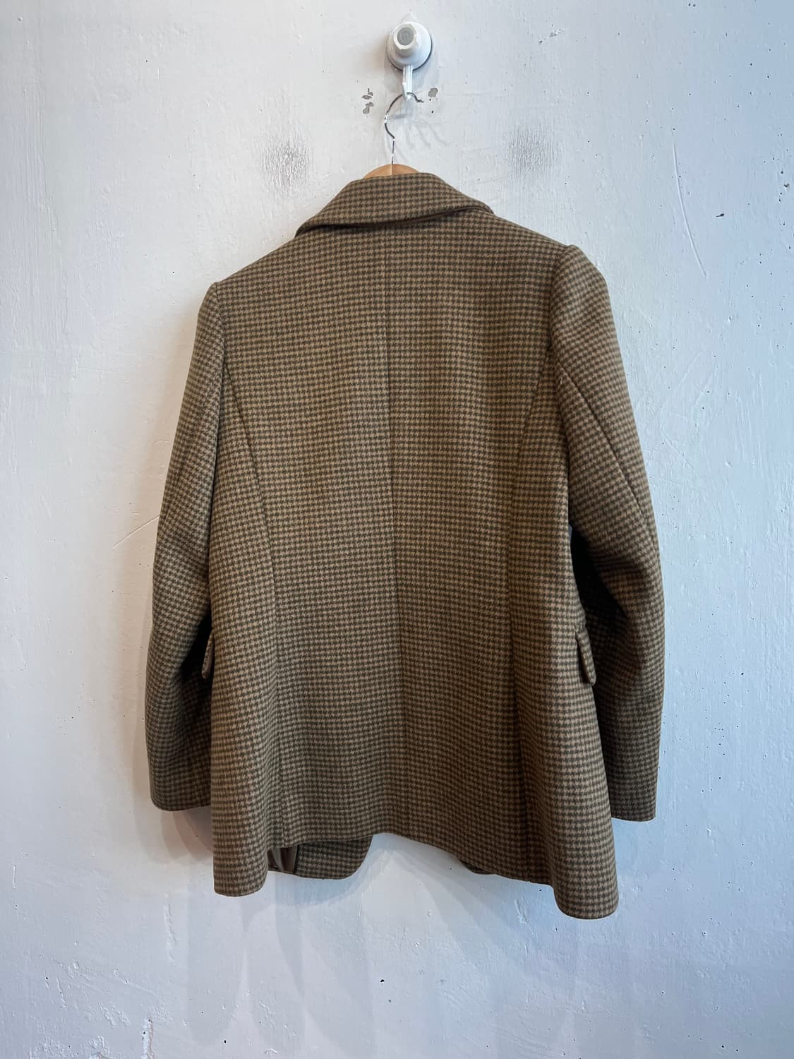 지오송지오 여성 울 체크 블레이저 자켓 90 상품이미지3