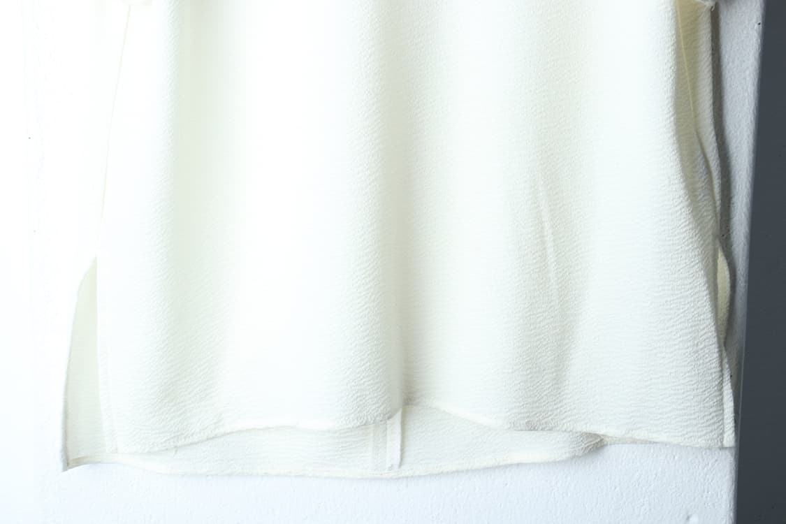 W(M) 주크 쥬크 반팔 티셔츠 블라우스 아이보리 무지-7BA9 상품이미지4