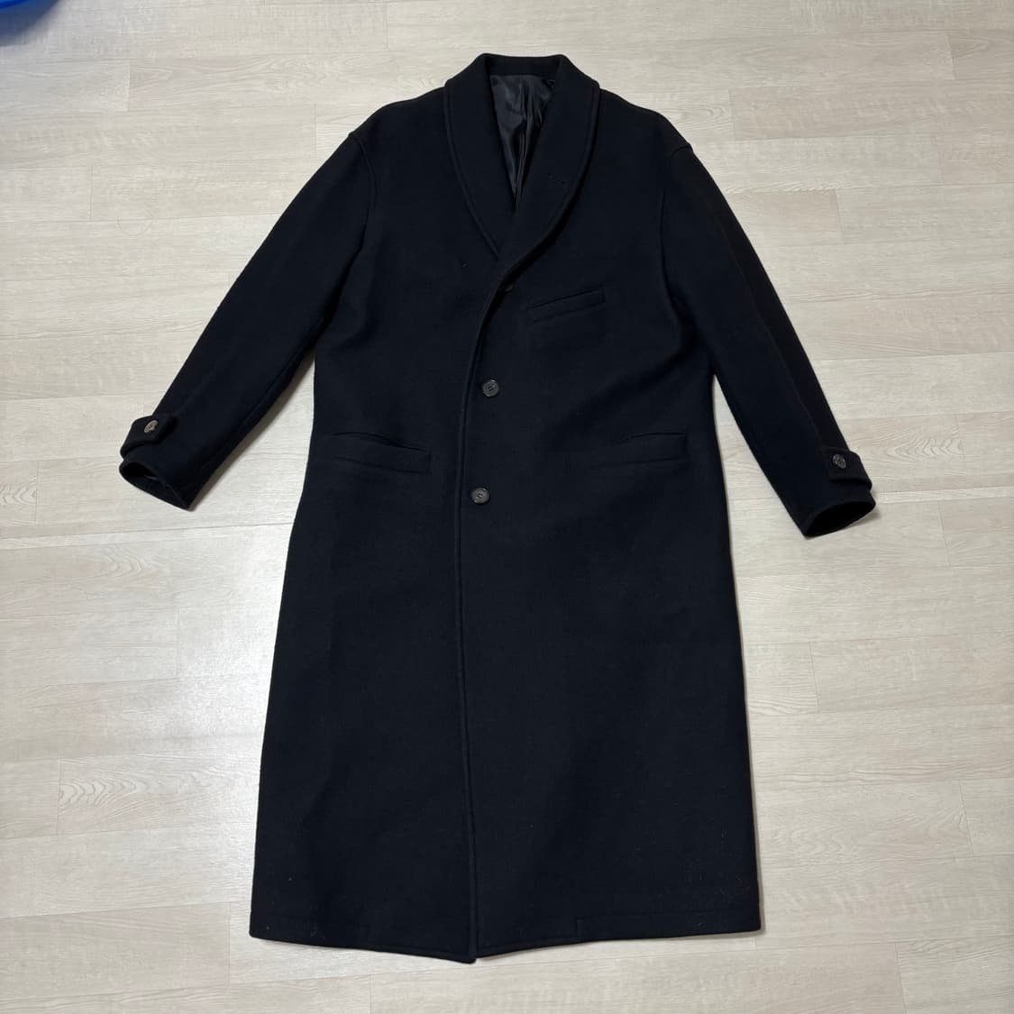 타일레 블랙 코트 2사이즈 상품이미지1