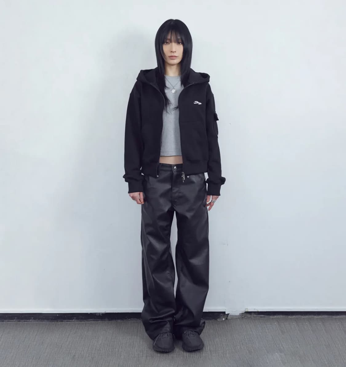 탄산 마그네슘 설라노x탄산 사이드 포켓 후드집업 상품이미지3