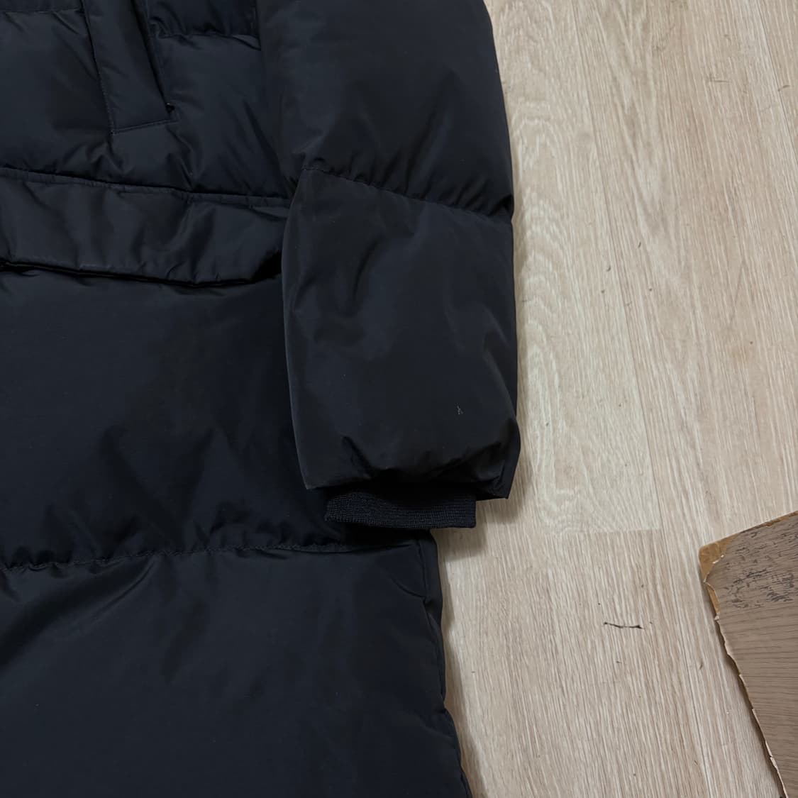 플랙 남성 헤비 덕다운 후드 롱패딩 L/100  상품이미지4