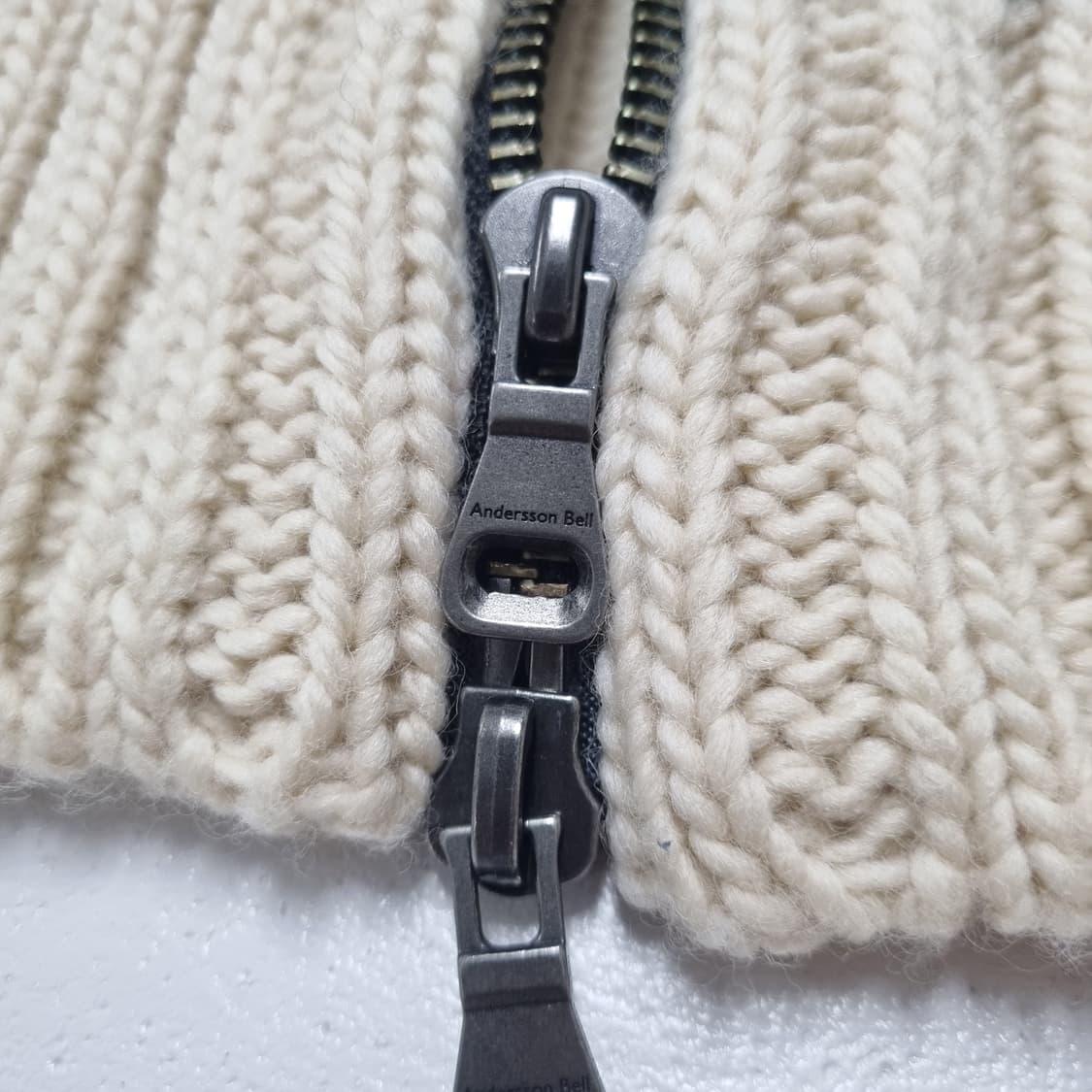 앤더슨벨 체커보드 코위찬 가디건 - L 상품이미지8