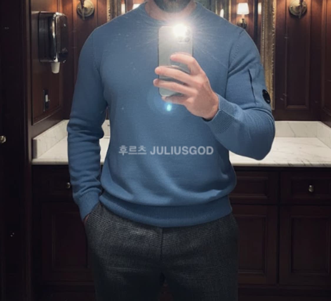 [110/새제품] CP COMPANY 씨피컴퍼니 버진 울 렌즈 니트 상품이미지7