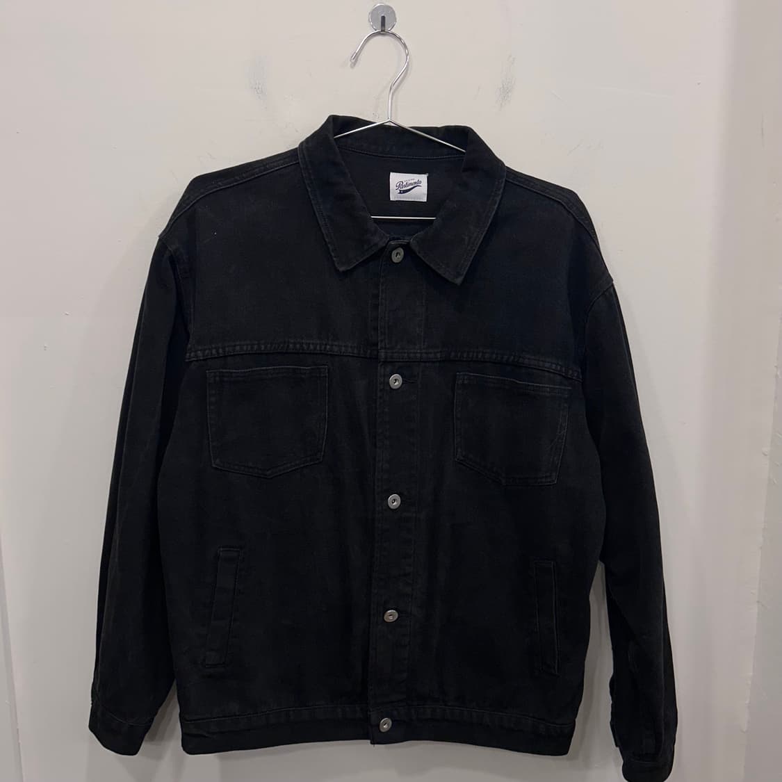 파르티멘토 절개 흑청 데님 트러커자켓 상품이미지2