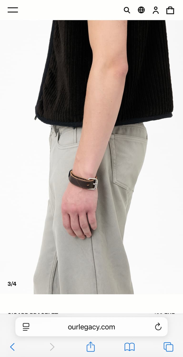 아워레가시 CIGARR BRACELET Maduro Brown 상품이미지3