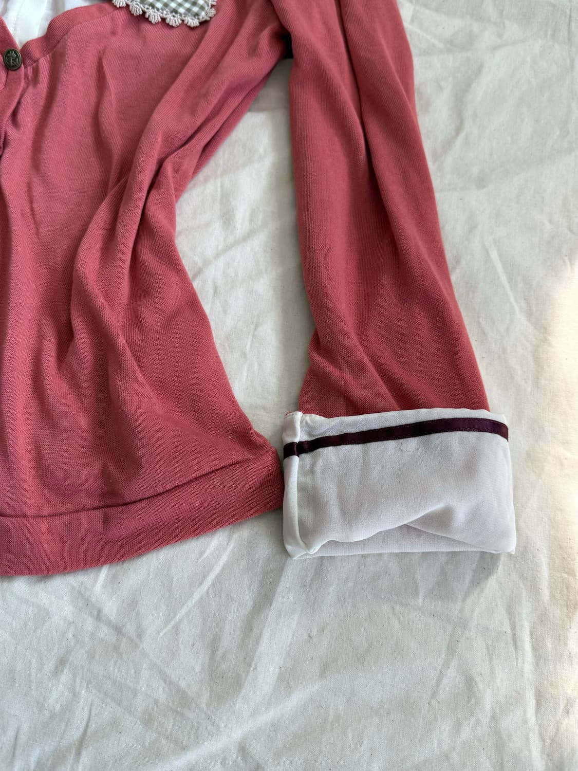 엑시즈팜 러블리 프레피 블라우스 상품이미지5