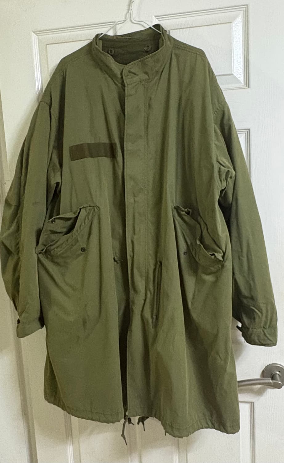 프릭스스토어 S사이즈 m65 올리브 피쉬테일 야상 개파카 판매 상품이미지3