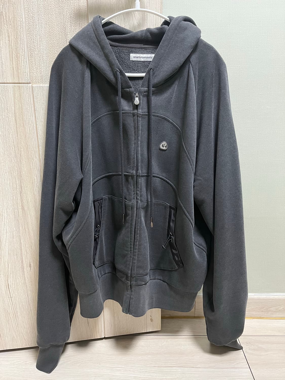 스마트어반유즈풀(SUU) 후드집업 차콜 상품이미지2