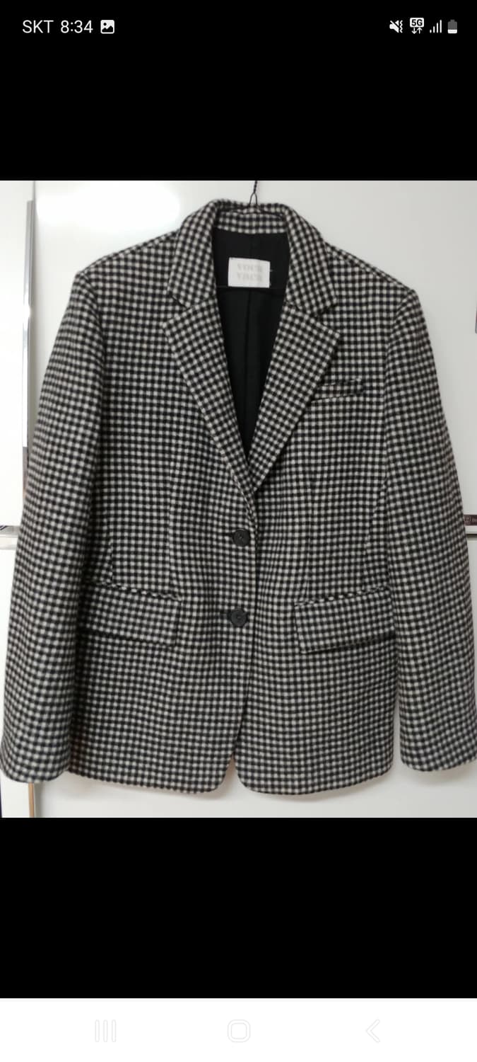 보카바카 체크 울자켓 상품이미지2