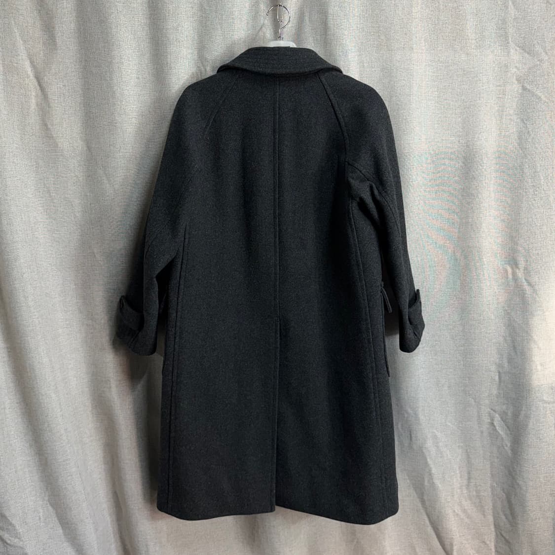 어나더오피스 보이저 발마칸 롱 코트 (Heather Charcoal) 상품이미지5