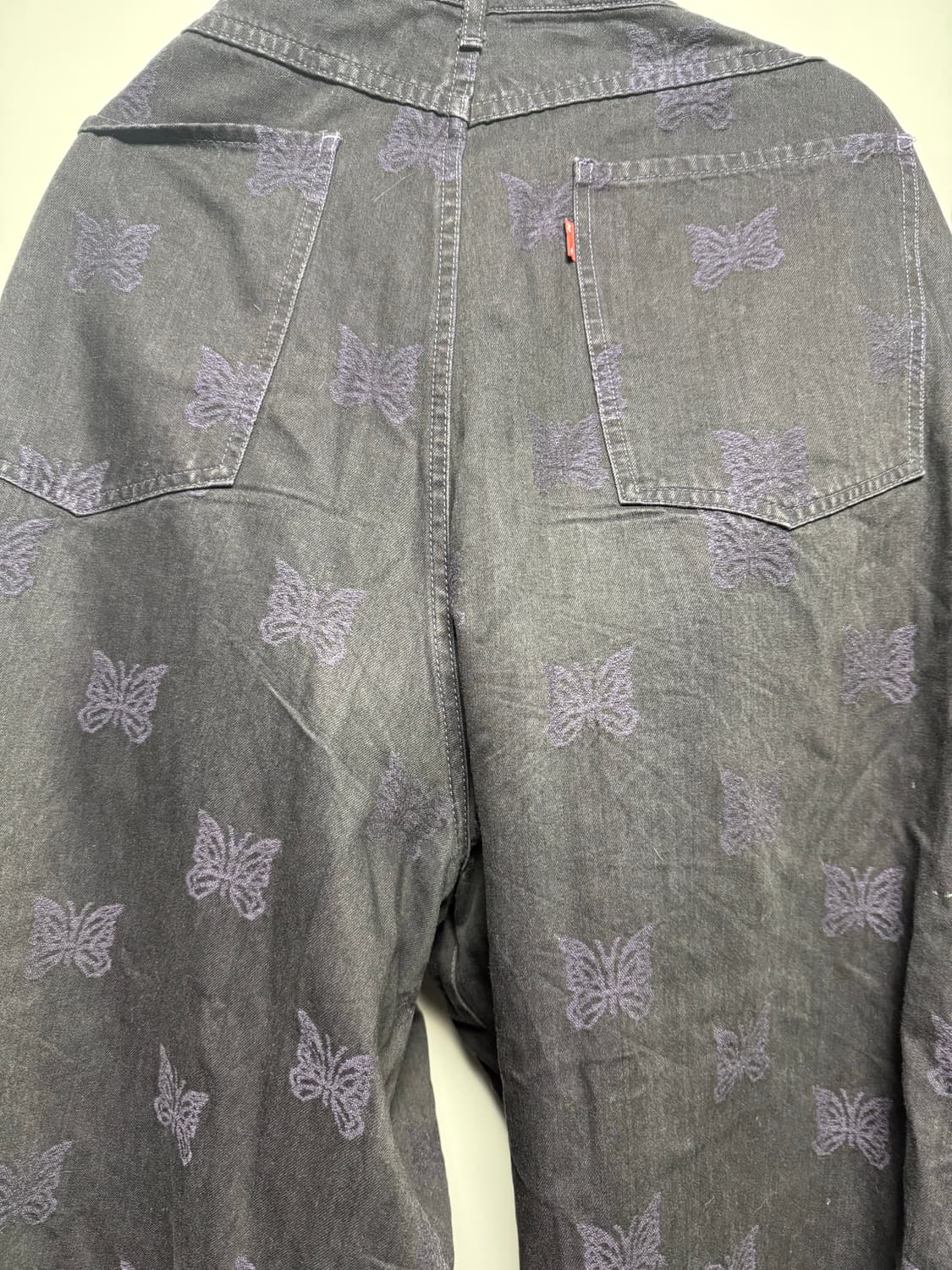 니들스 10온스 데님 빠삐용 hd 팬츠 블랙 상품이미지3