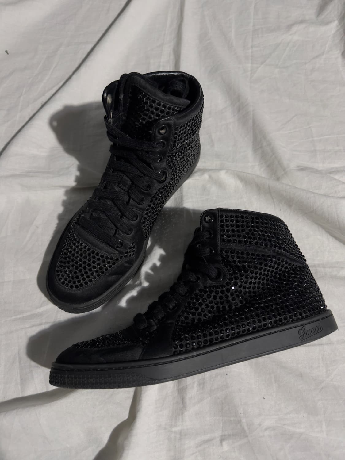 구찌 스와로브스키 코다 크리스탈 하이탑 스니커즈 상품이미지1