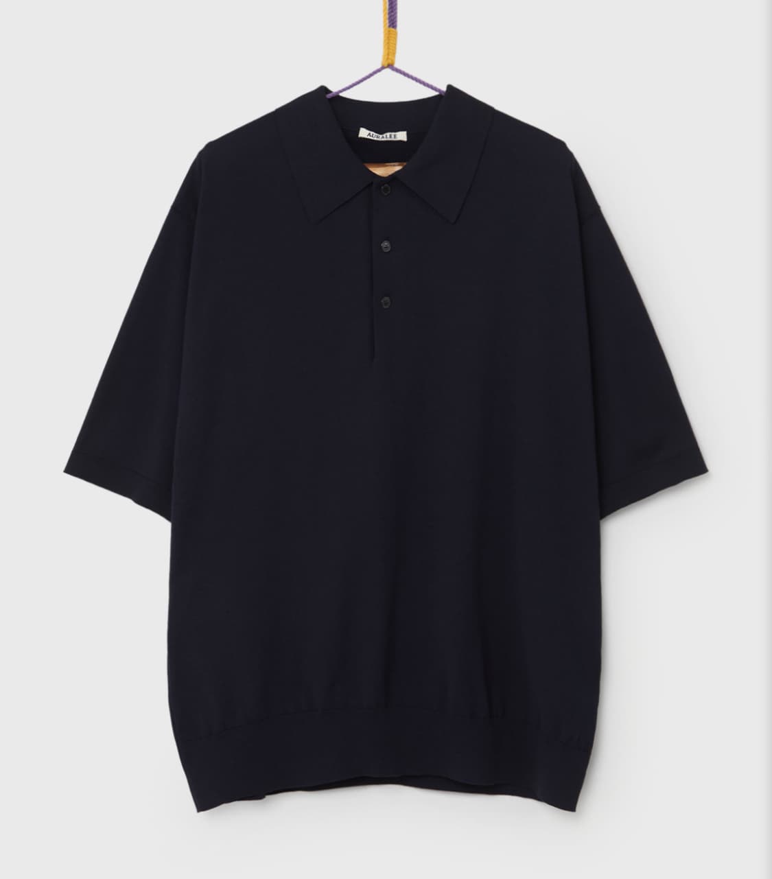 [ 5 ] AURALEE GIZA HIGH GAUGE KNIT POLO 상품이미지1