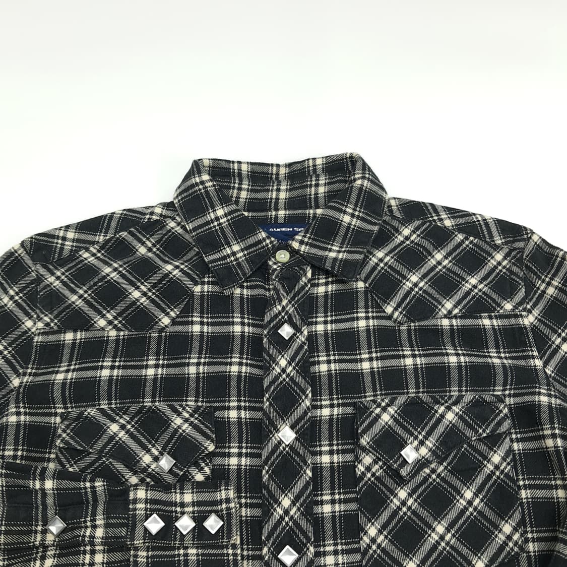 CN449W XL 폴로 랄프로렌 모던 웨스턴 플란넬 체크 긴팔 셔츠 남방 상품이미지3
