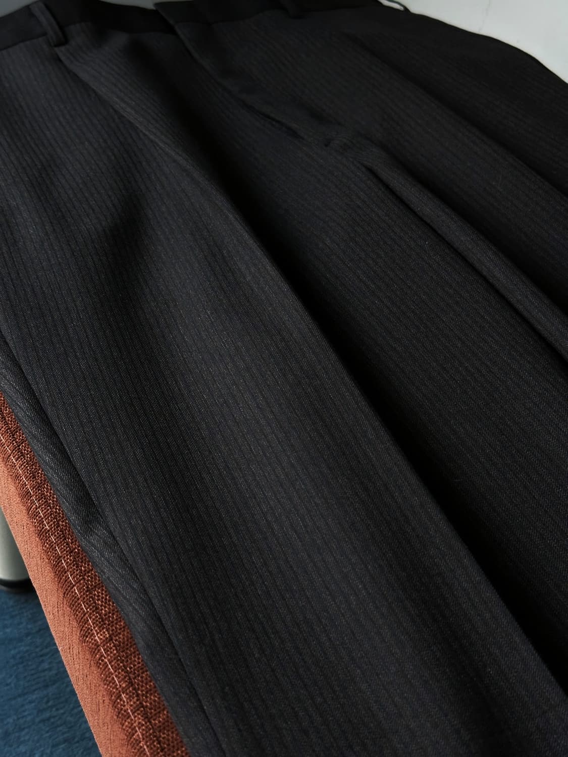 1 pleats light wool wide straight slacks 상품이미지6