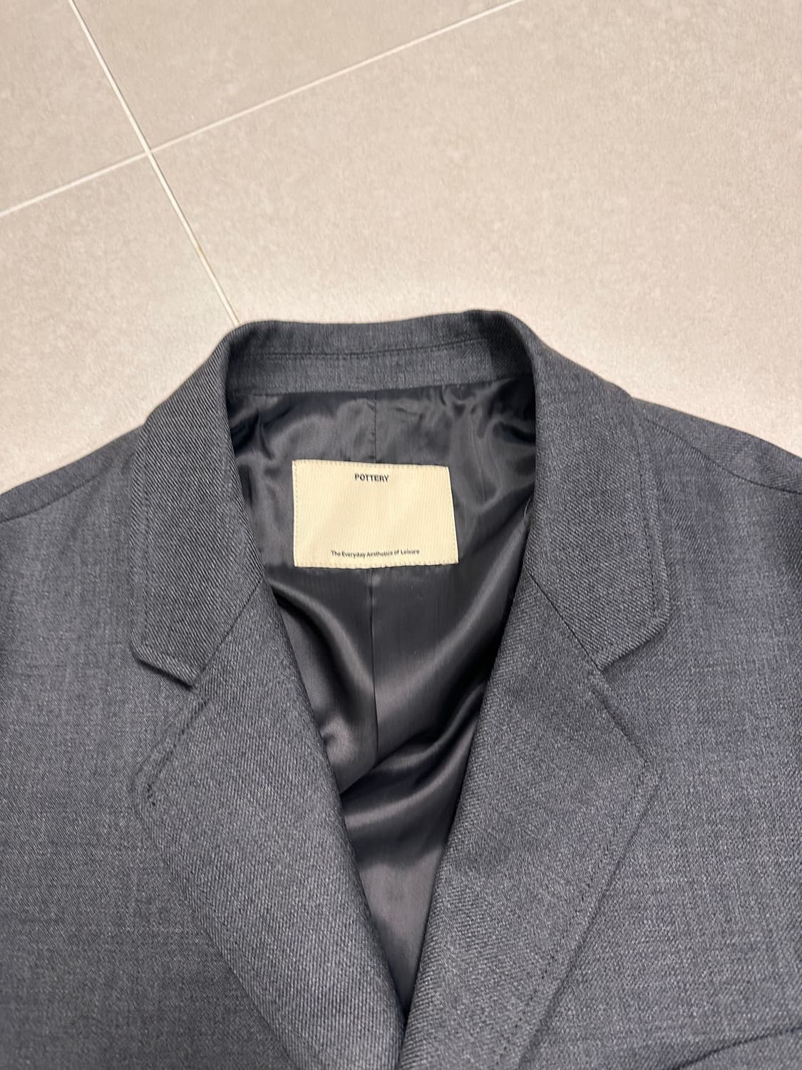 포터리 울 스포츠 셋업 미드그레이 3/4 size 상품이미지2