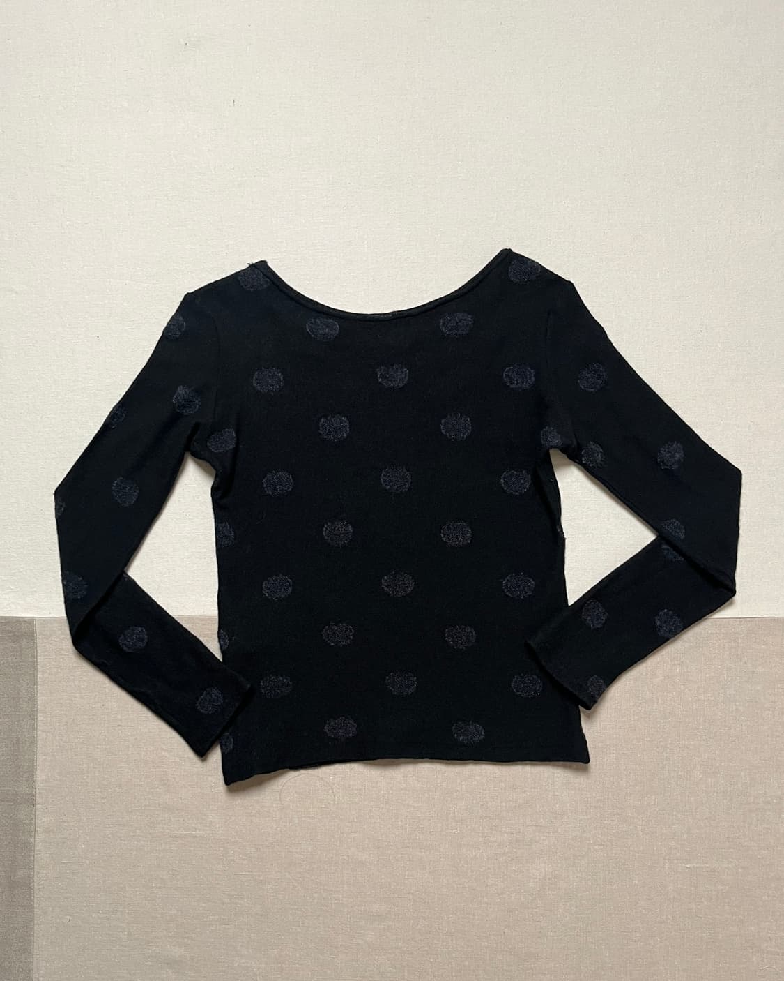 요지야마모토 도트 울 니트 yohji yamamoto noir 상품이미지5