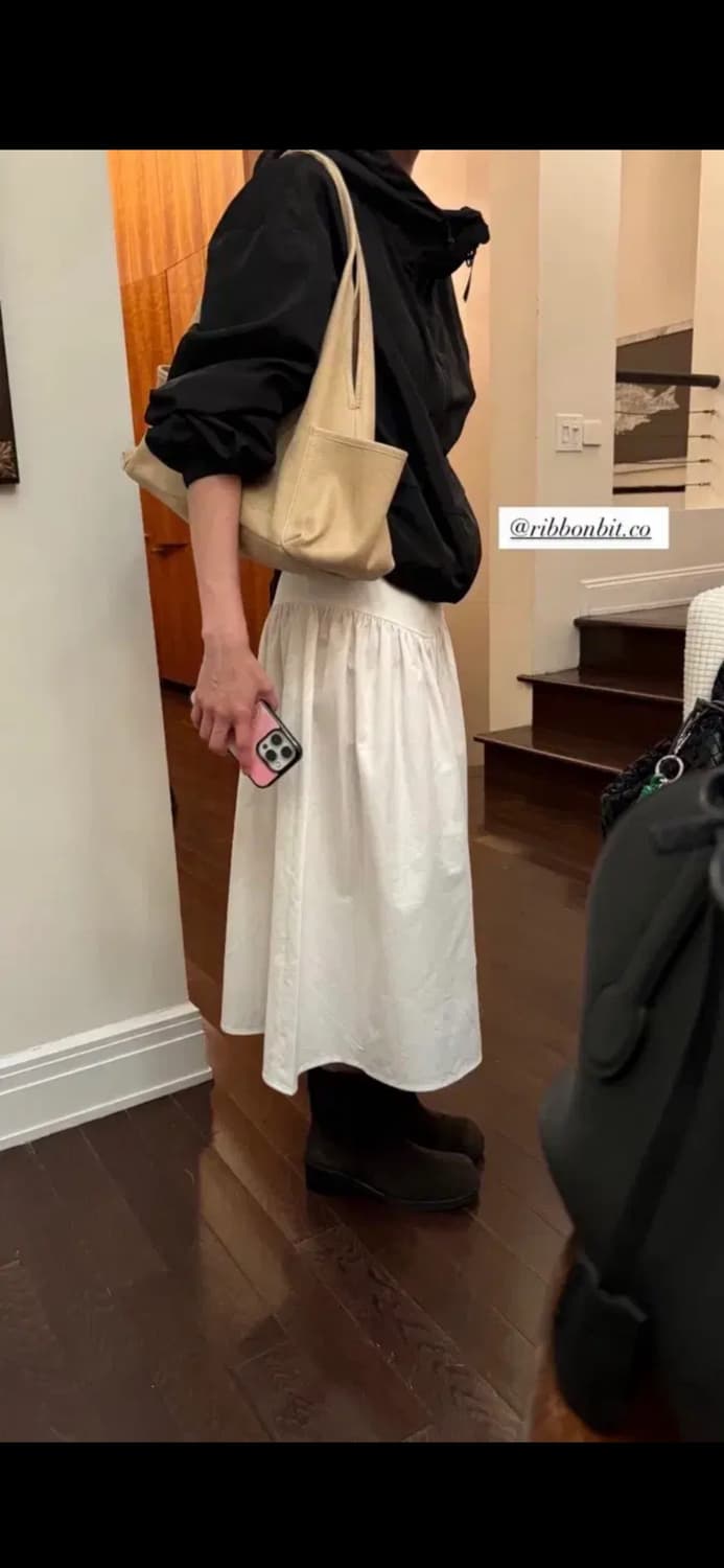 리본빛 - patch skirt 상품이미지1
