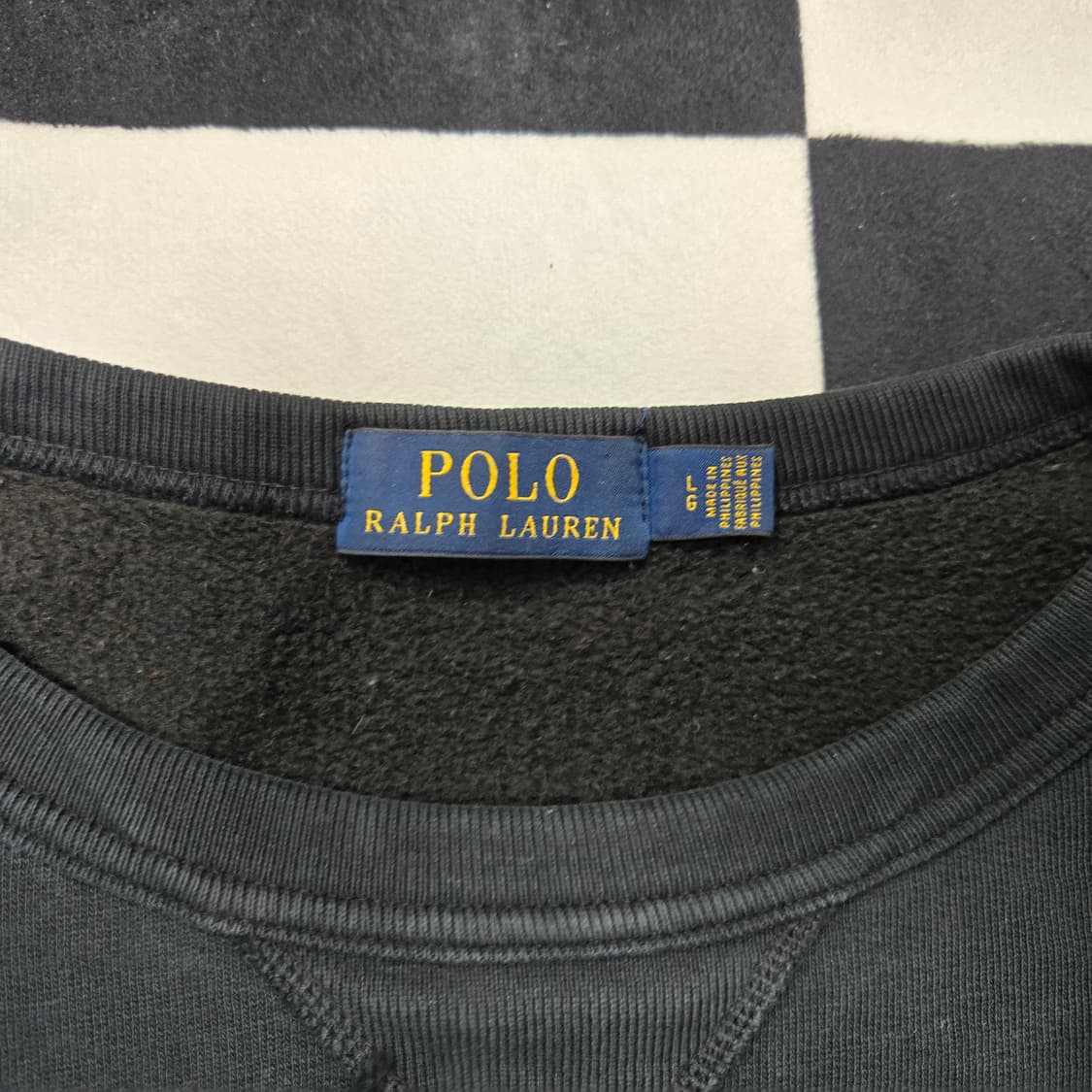 L 폴로랄프로렌 복싱 스웻셔츠 맨투맨 블랙 상품이미지3