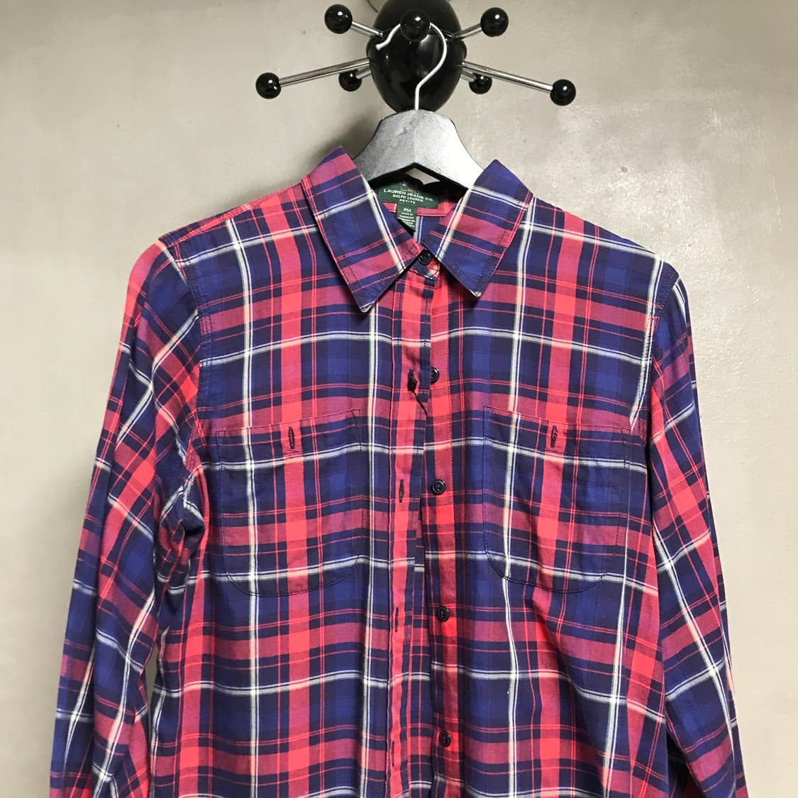 랄프로렌 체크 셔츠 M(W) 상품이미지2