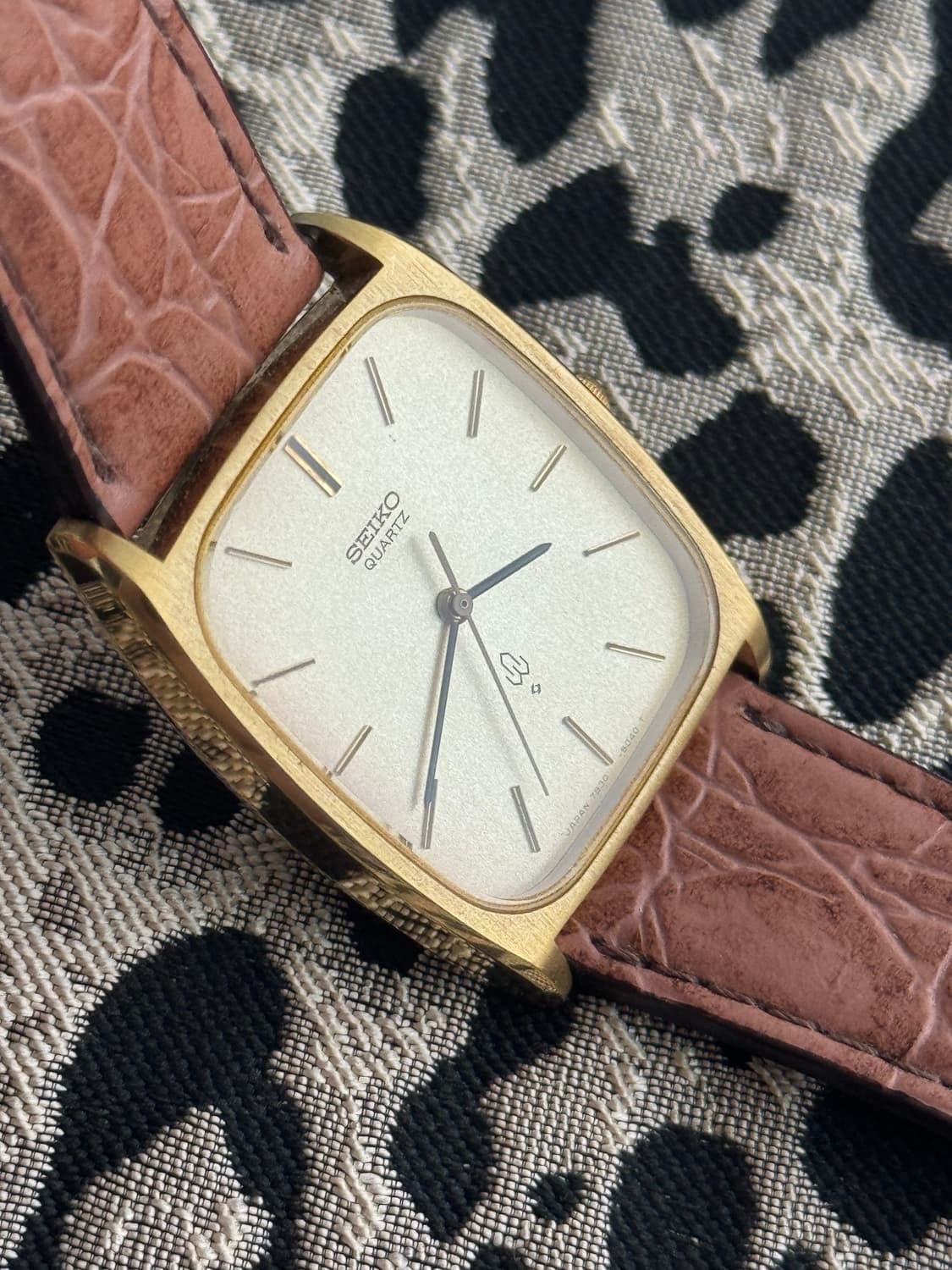 80s 빈티지 세이코 탱크 골드 상품이미지4