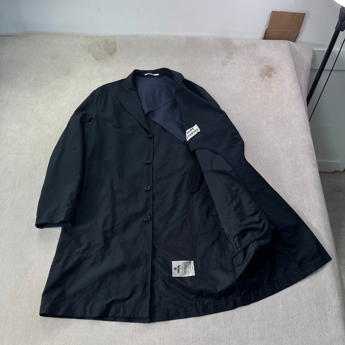 100 아크네스튜디오 코튼 싱글 코트  상품이미지2