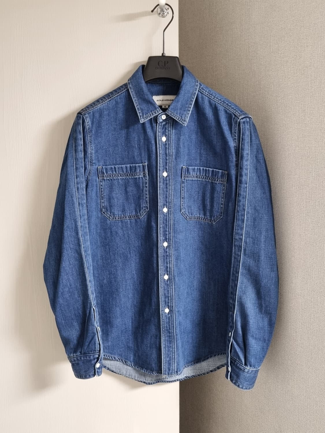 솔리드옴므 청셔츠 상품이미지1