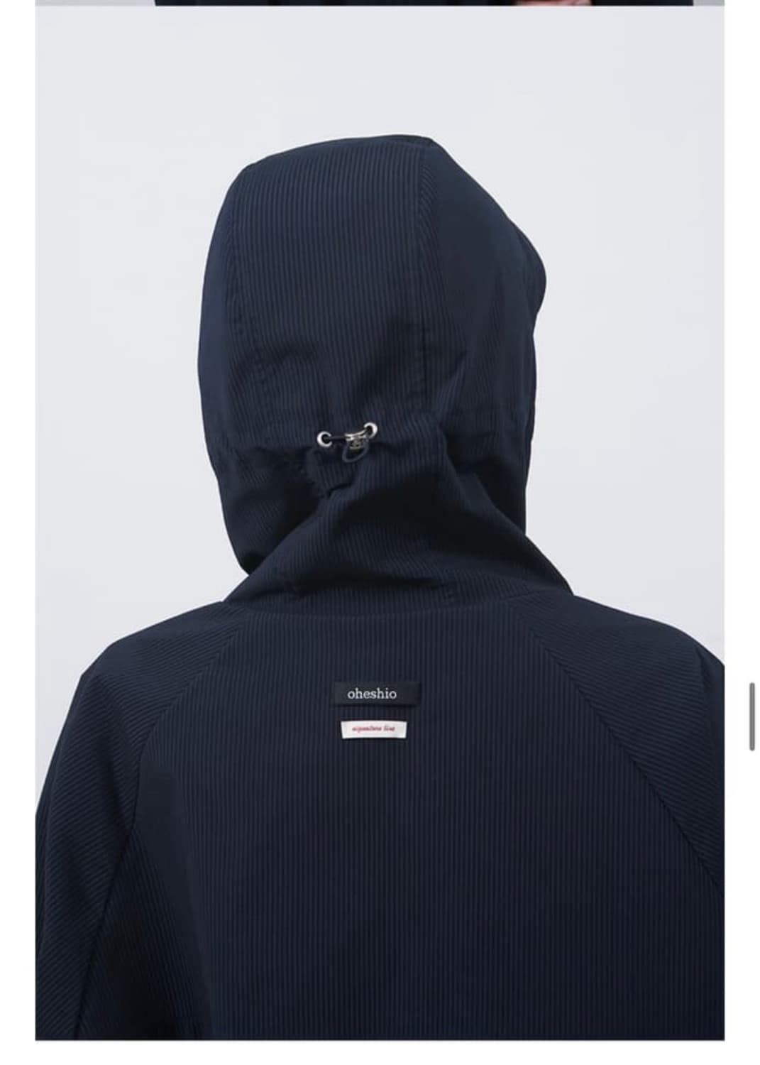 오헤시오 체크 바람막이 상품이미지2