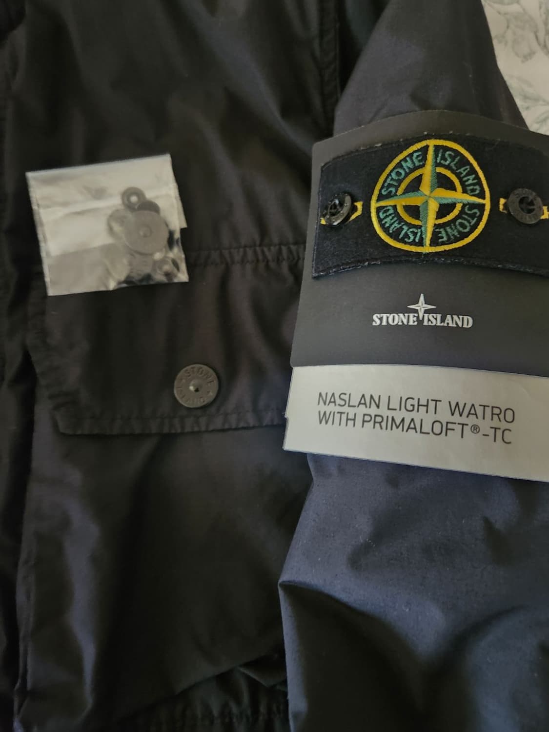 스톤아일랜드/NASLAN LIGHT프리마로프트 패딩/블랙/M 상품이미지4