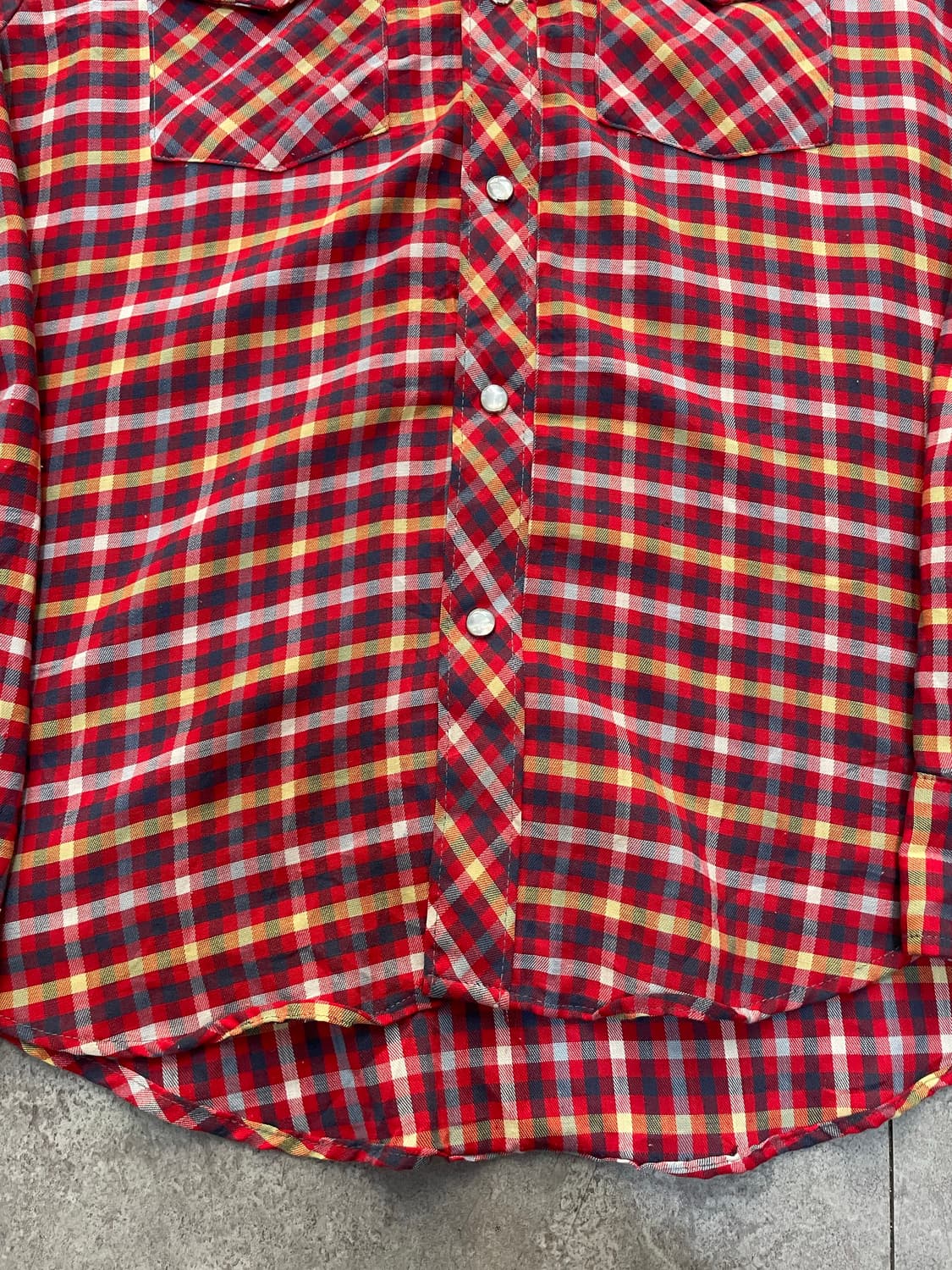 STIR UPS pink check western shirt 상품이미지4