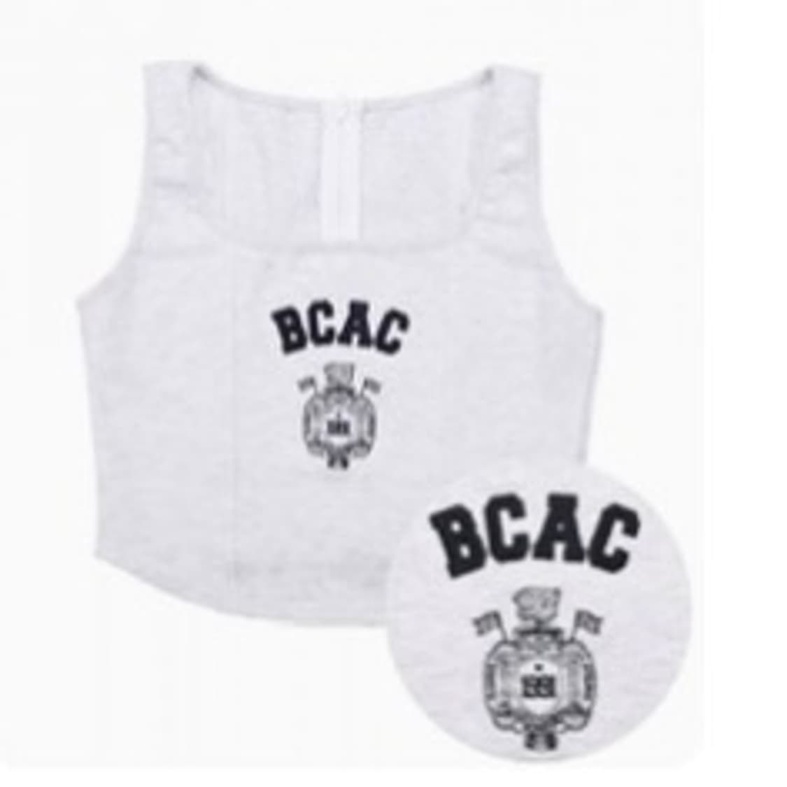 배드블러드 엠블렘 스웻 뷔스티에 - 애쉬그레이 상품이미지1