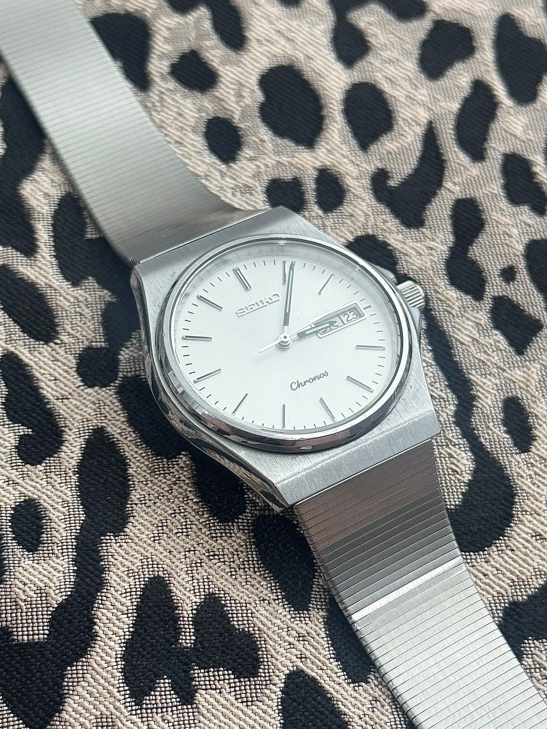 80s 빈티지 세이코 크로노스 쿼츠 상품이미지2