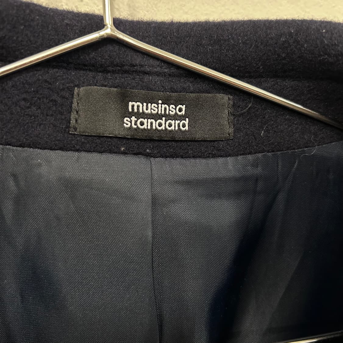 무신사스탠다드 케시미어블랜드 베이직 롱코트 상품이미지3