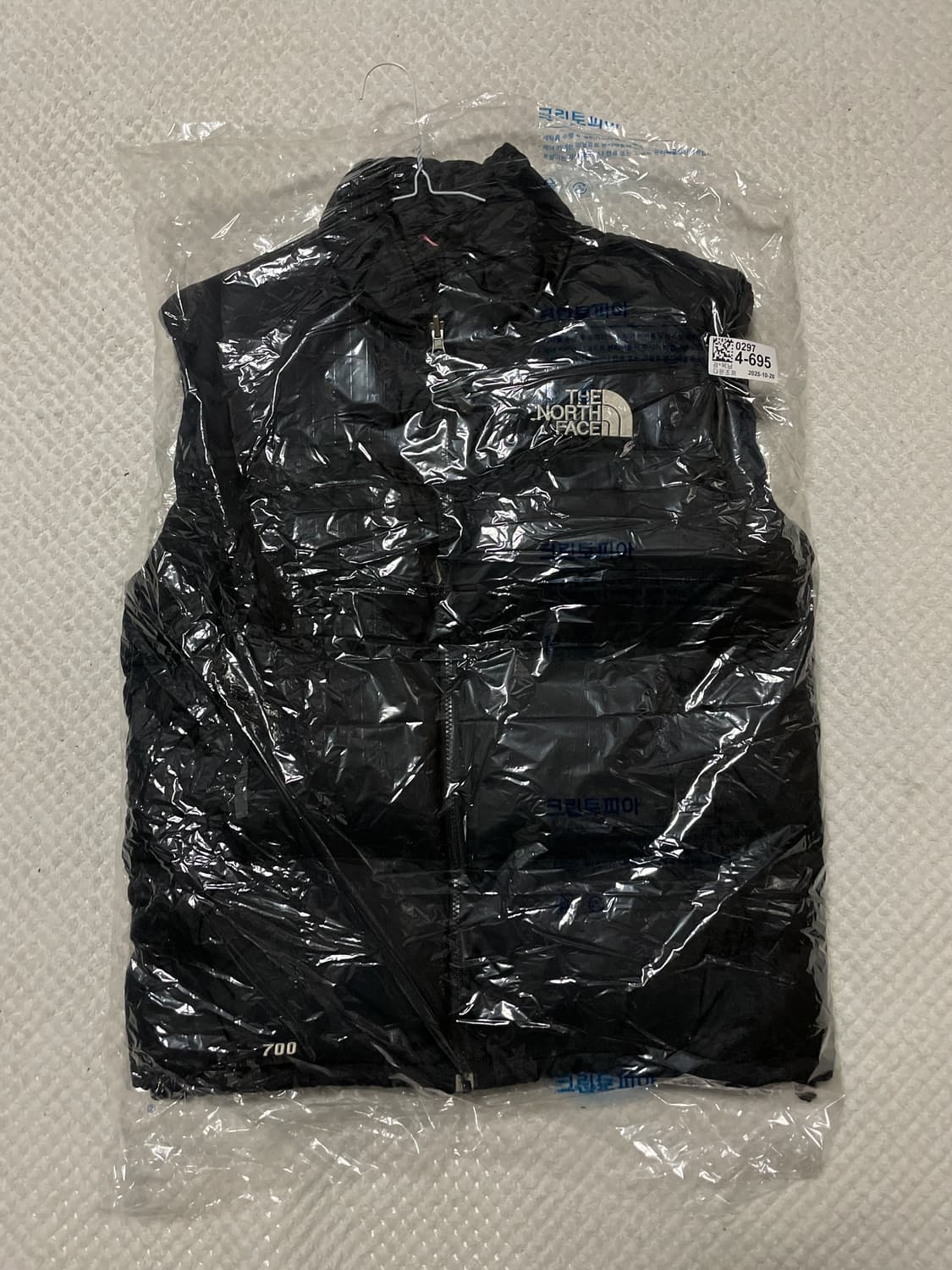 NORTH FACE 노스페이스 눕시700 조끼 패딩 베스트 무광 블랙 상품이미지2