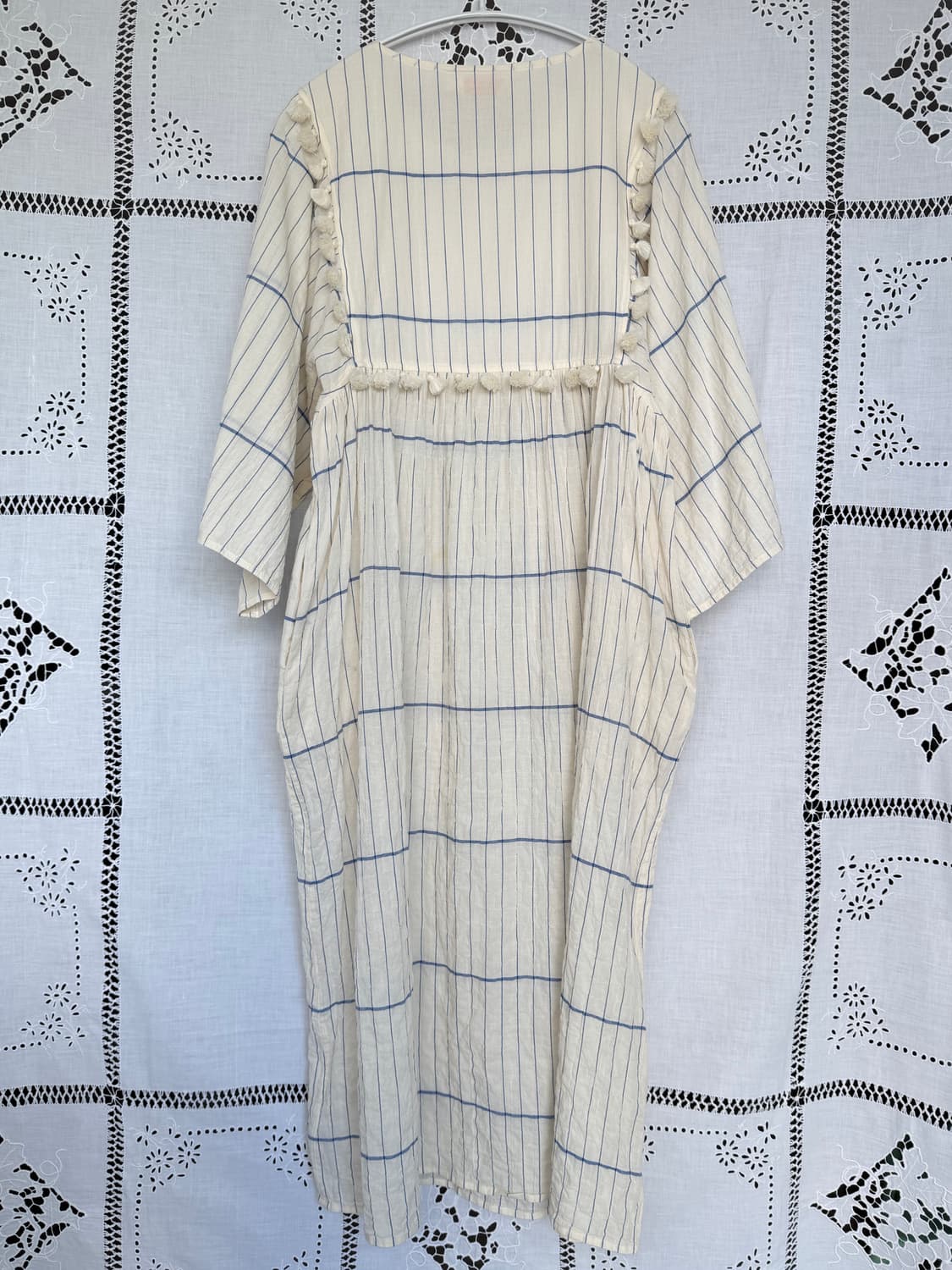 Tory Burch 토리버치 스트라이프 카프탄 태슬 원피스 상품이미지7