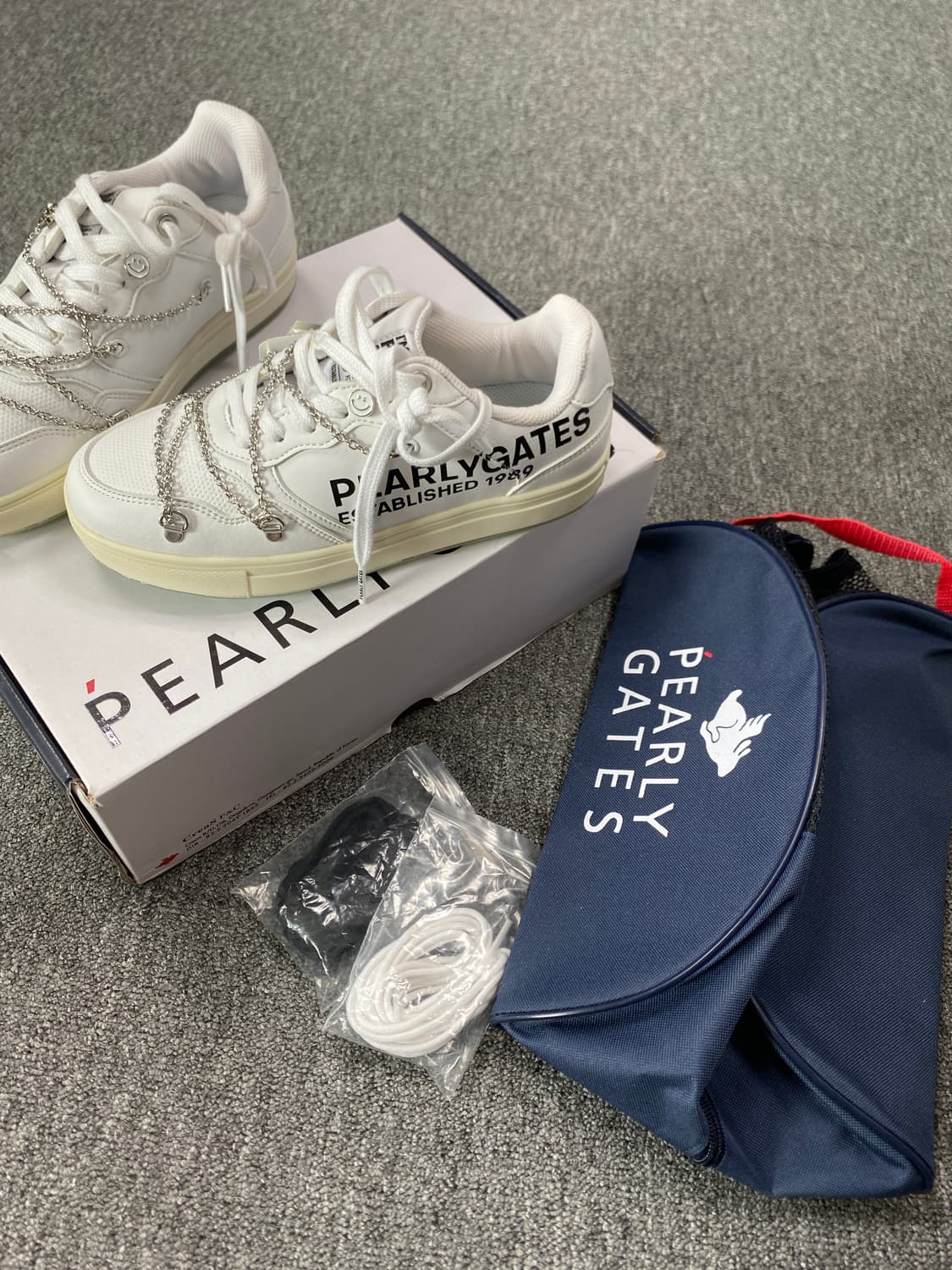 Pearly Gates 파리게이츠 골프 신발 230 (새상품) 택 있음 상품이미지1