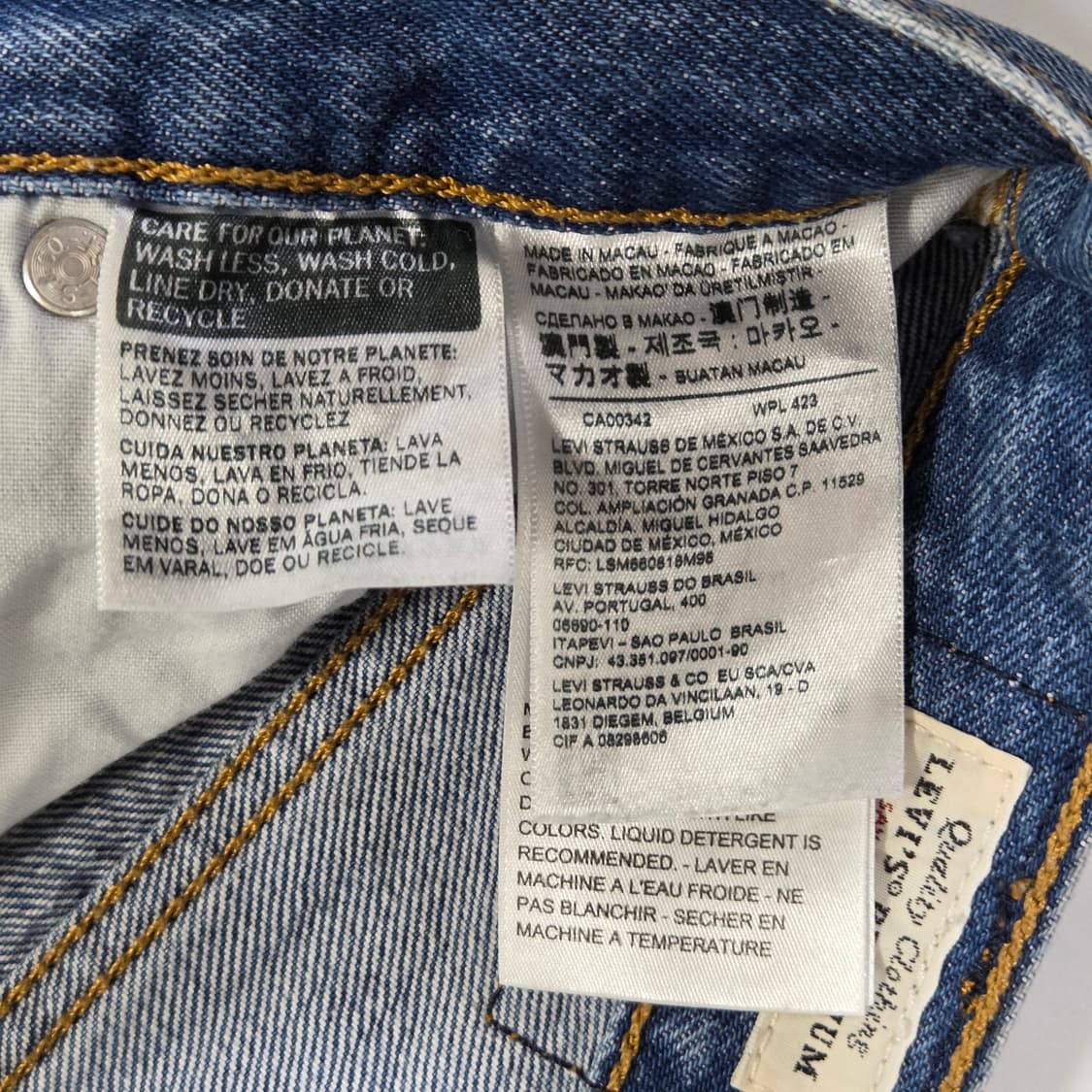 리바이스 501 빅E 프리미엄 우먼 핫팬츠 24 상품이미지6