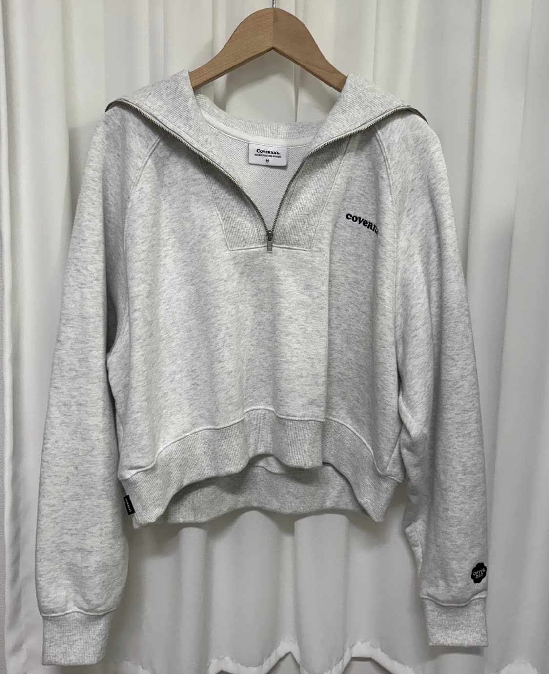 커버낫 하프집업 맨투맨 상품이미지3