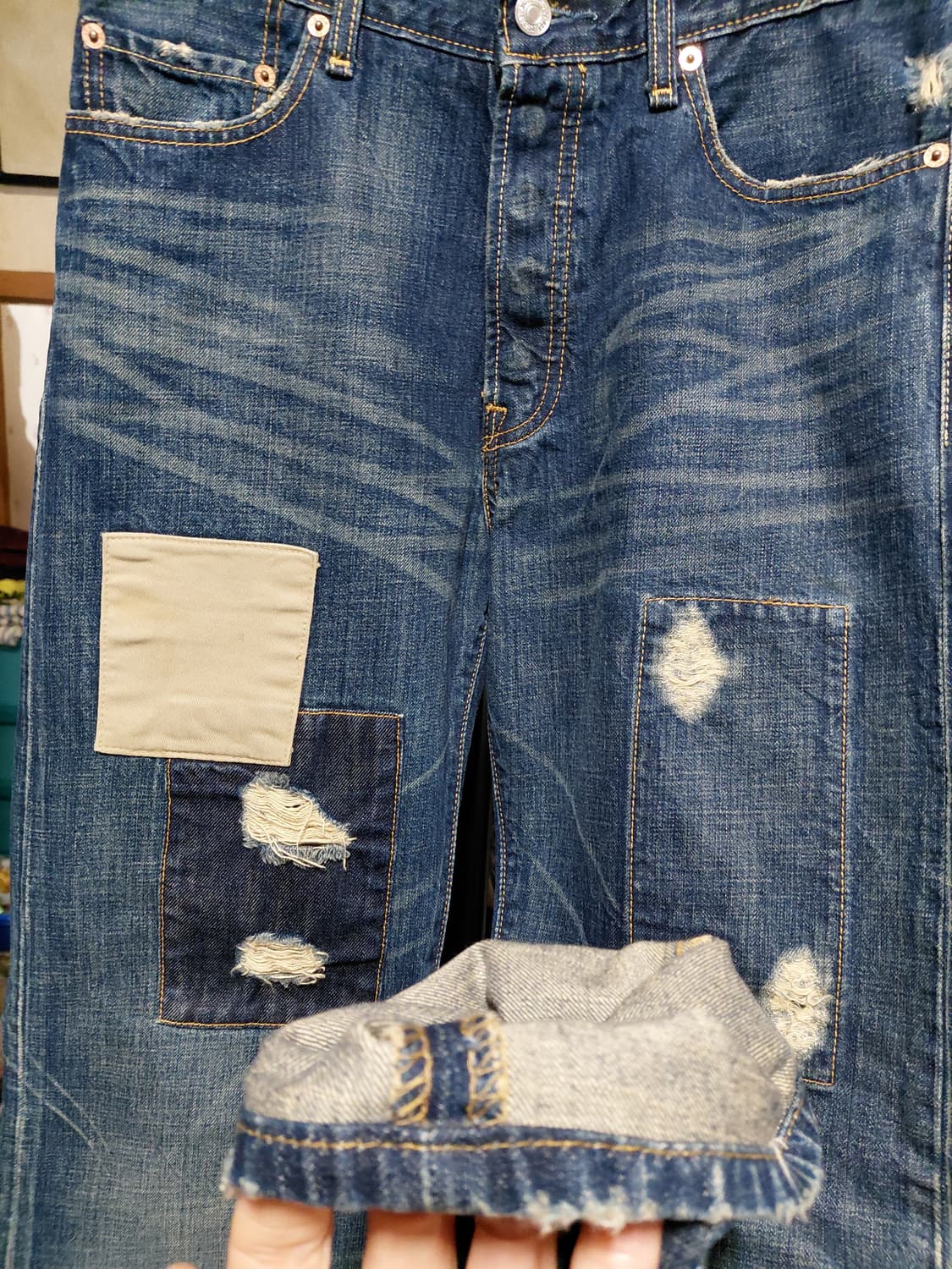 [리바이스501XX]2005년 한정판 스트레이트핏 데님 청바지 30사이즈 상품이미지10