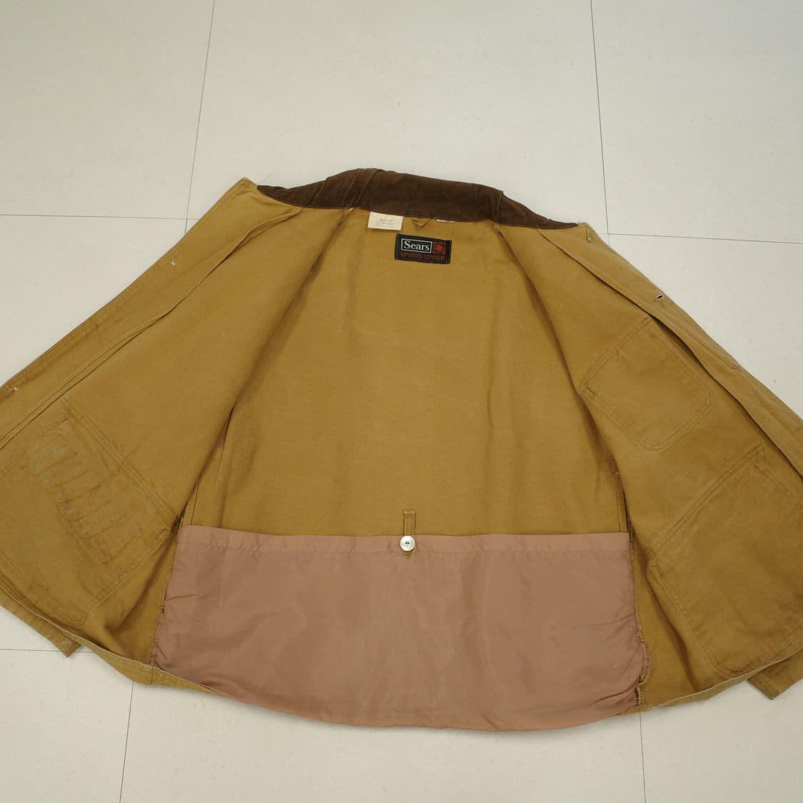 60s 빈티지 시어스 스포츠센터 헌팅 자켓 XL 상품이미지6
