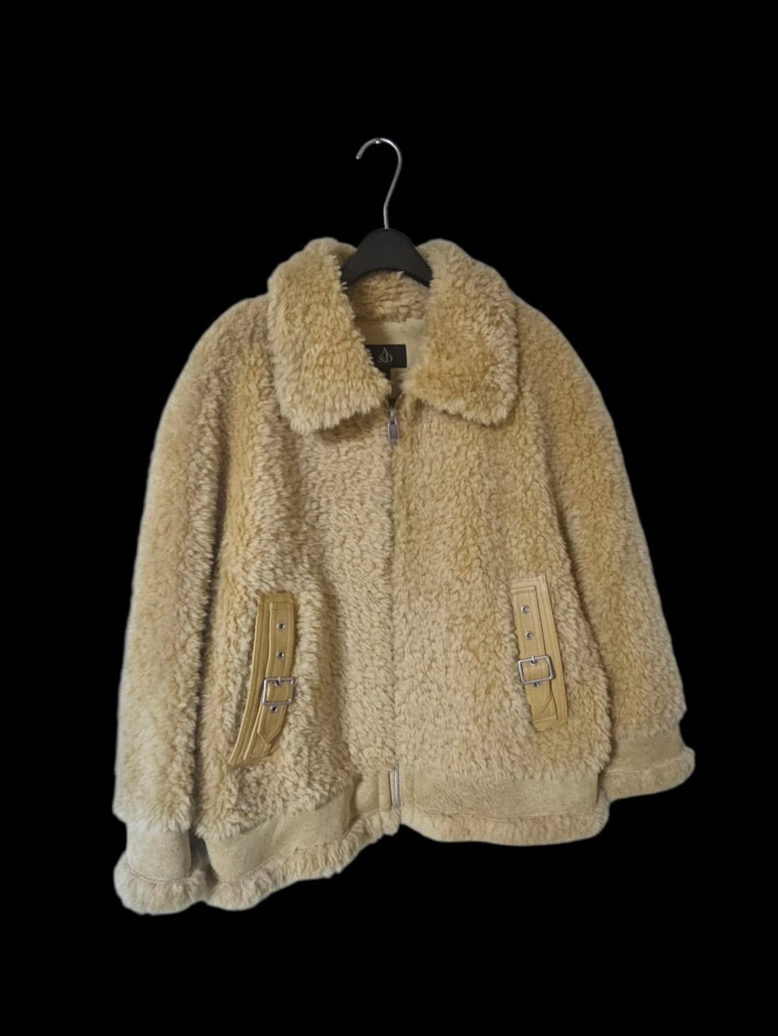 A&D ATELIER 울 100% 램스킨 양모자켓 55 상품이미지5