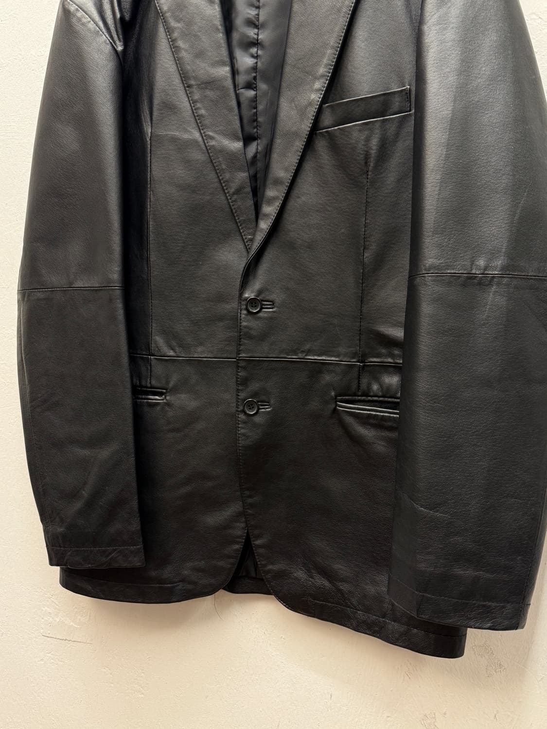 WOOLRICH Leather Car Coat 상품이미지3